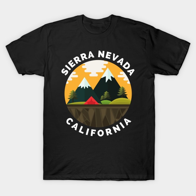 Sierra Nevada California - Sierra Nevada Ski Snowboard Mountain California Yosemite Travel T-Shirt by Famgift